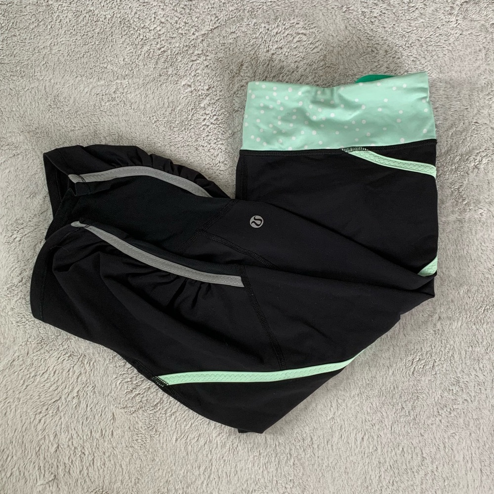 Lululemon Run pace crop size 8